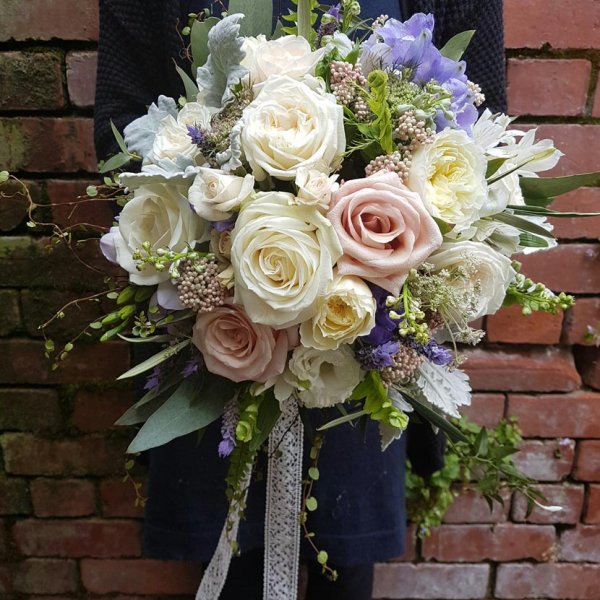 English garden wedding bouquet